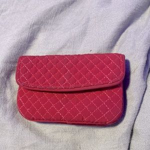 Vera Bradley, pink lanyard pouch